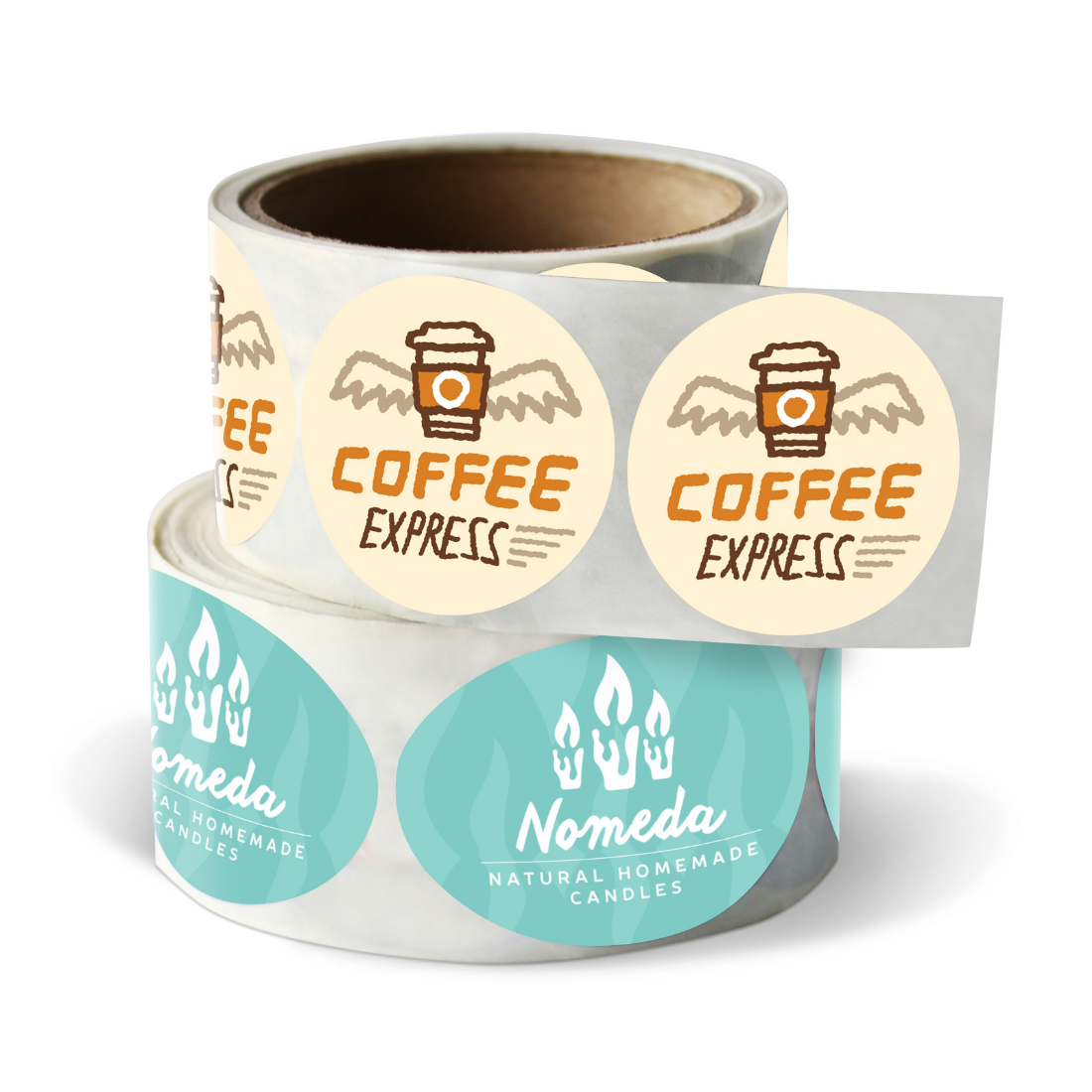 Transform Your Brand with Custom Cup Sleeve Stickers
