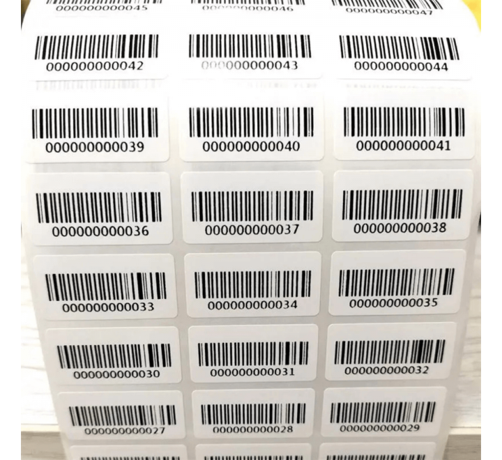 Barcode Inventory Stickers - Gallery Image