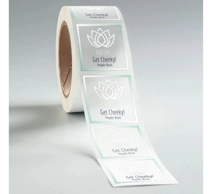 Clear Square Stickers - Gallery Image