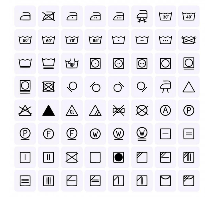 Laundry Care Stickers - Gallery Image