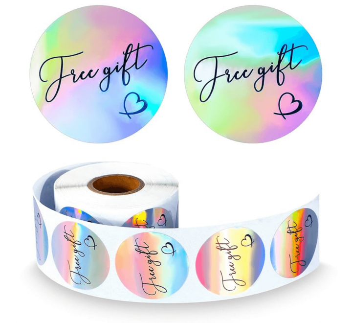 Metallic Round Stickers - Gallery Image