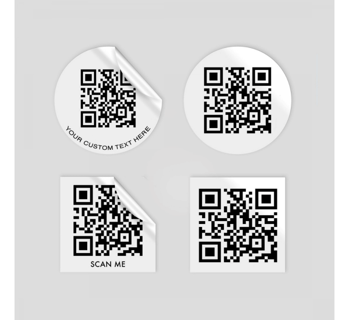 QR Code Stickers - Gallery Image
