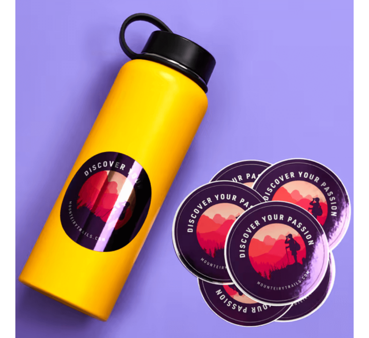 Reusable Bottle Stickers - Gallery Image