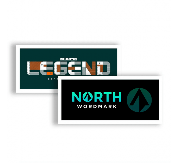 Satin Rectangle Stickers - Gallery Image