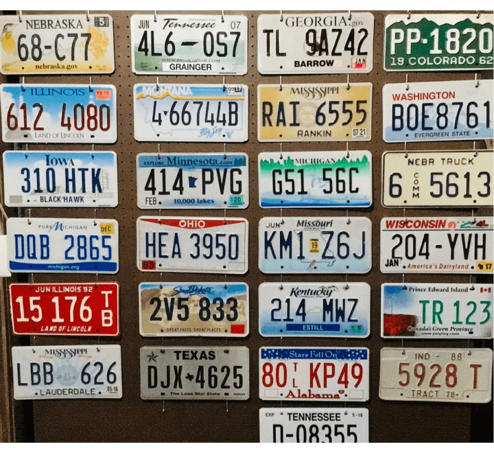 Vehicle Number Decals - Gallery Image