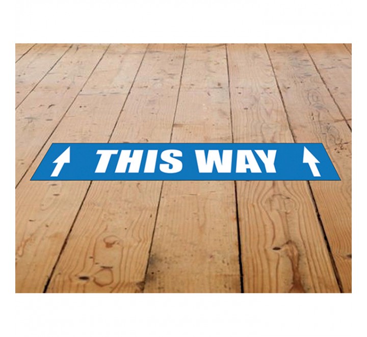 Rectangular vinyl floor stickers