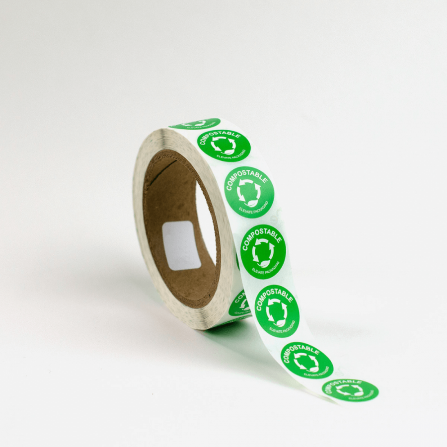 Compostable Packaging Stickers
