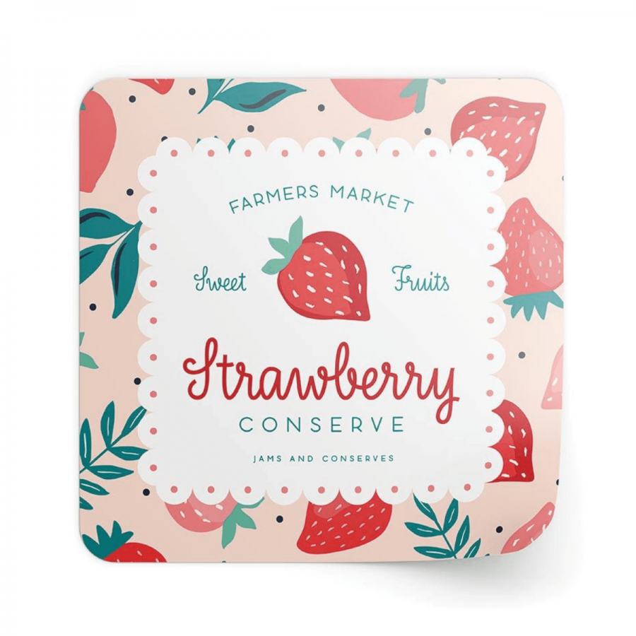 Glossy Square Stickers