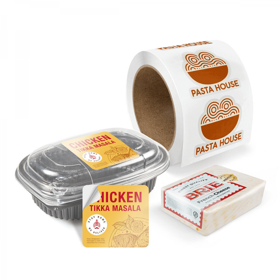 High-Gloss Square Stickers