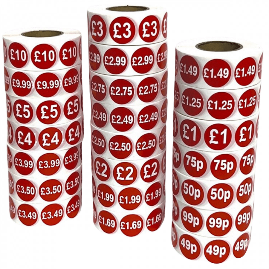Retail Price Stickers