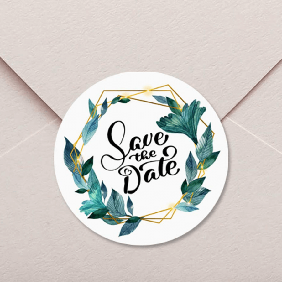 Save-the-Date Stickers