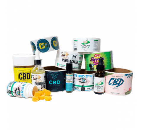 CBD Product Stickers