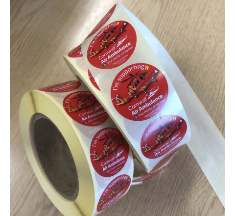 Charity Mailer Stickers