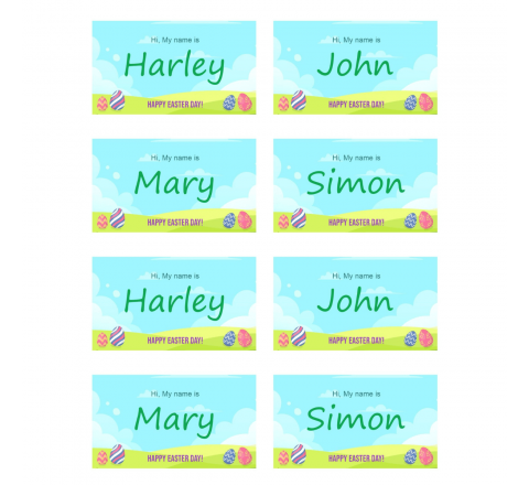Event Name Stickers