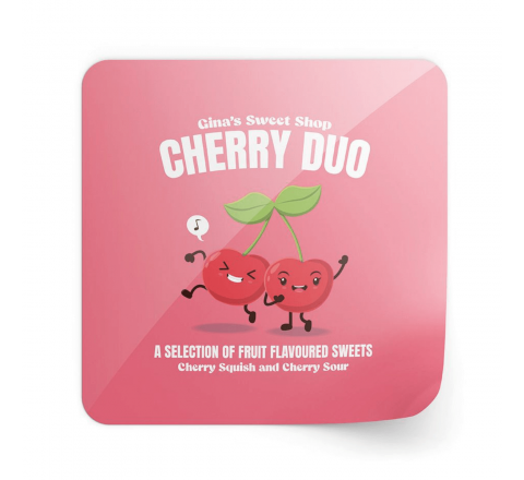 Glossy Square Stickers