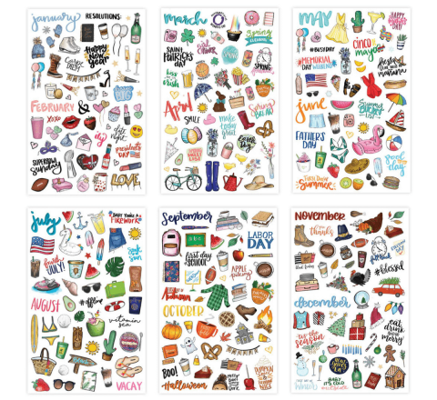 Holiday Sticker Packs