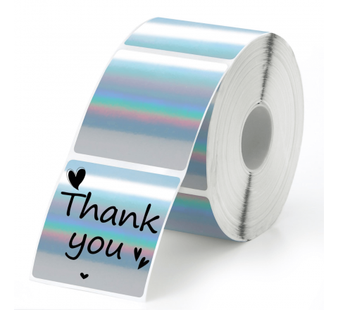 Metallic Square Stickers