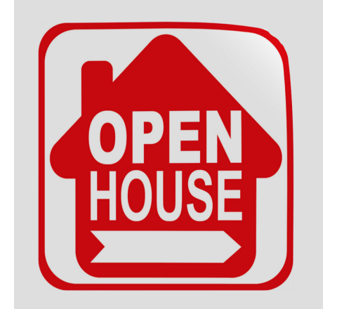 Open House Stickers