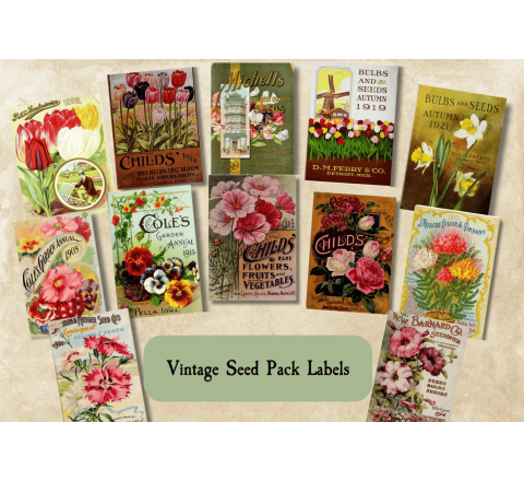 Seed Packet Stickers
