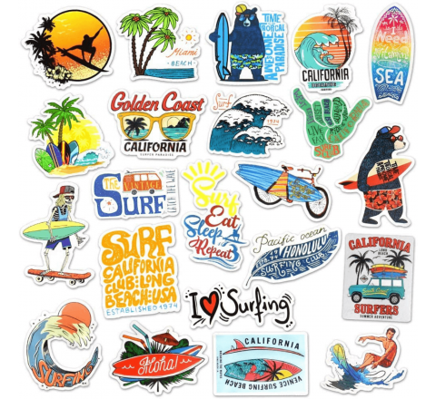 Surfboard Stickers