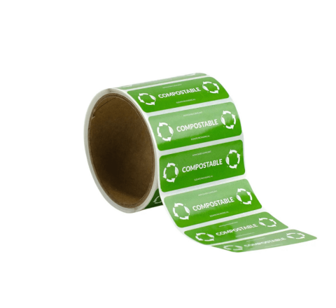 Compostable Packaging Stickers