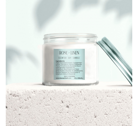 Cosmetic Jar Square Labels