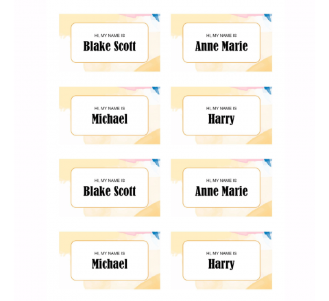 Event Name Stickers
