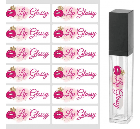 High-Gloss Rectangle Stickers