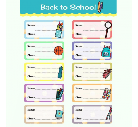 Label Sheets for Kids