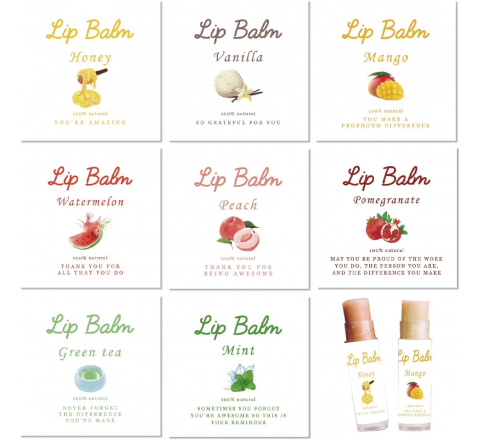 Lip Balm Stickers
