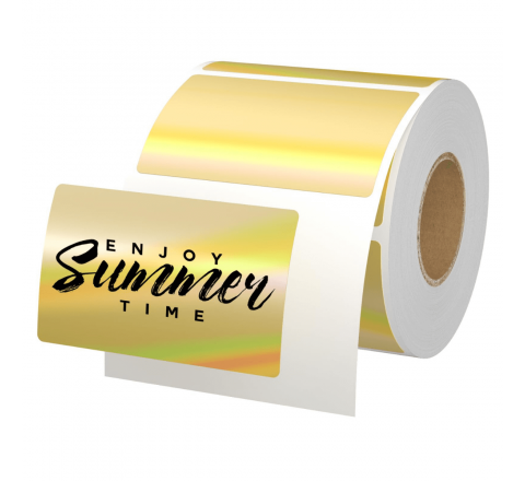 Metallic Rectangle Stickers