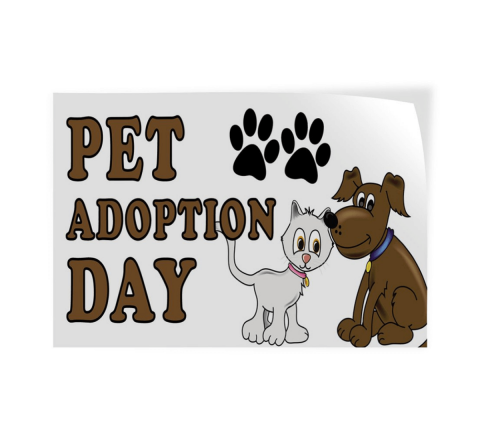 Pet Adoption Stickers