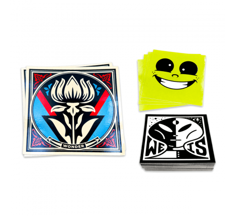 Weatherproof Square Stickers