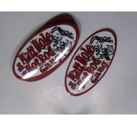 Custom Oval Stickers