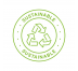 Sustainable Material Stickers