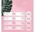 Cosmetic Jar Rectangle Labels - Gallery Image