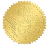 Embossed Round Stickers - Gallery Image