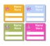 School Name Labels - Gallery Image